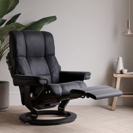 sven leather swivel recliner chair