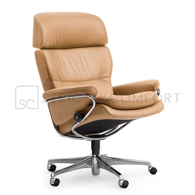 Stressless Rome Office Chair with Adjustable Headrest