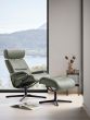 Stressless Tokyo Recliner in Paloma Shadow Green leather - Quick Delivery