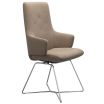 Stressless Large Dining Chair with Arms, High Back and D301 Legs