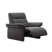 Stressless Mary Recliner Chair in Paloma Rock Leather, featuring Upholstered Arms 