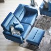 Stressless Stella Sofa - 2 Seater, featuring Rose Blue fabric