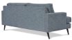 Eclipse 3 Seater Sofa featuring Wortley Mona Aquamarine fabric