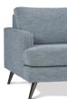 Eclipse 2 Seater Sofa featuring Wortley Mona Aquamarine