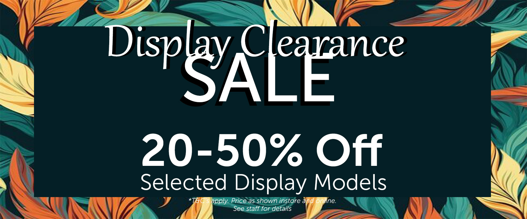 Display Clearance